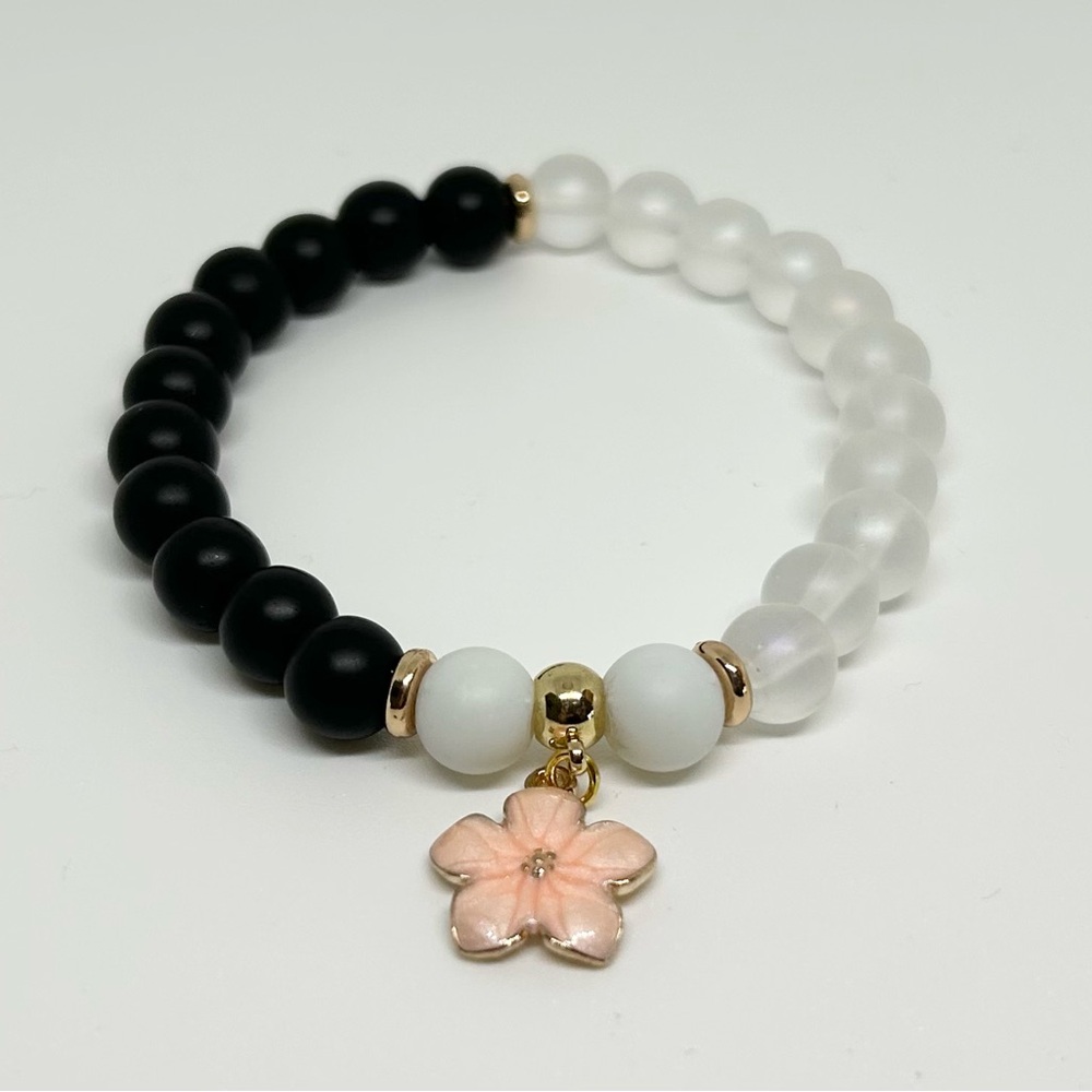 Gold Blush Stretch Bracelet Stack. - image 4